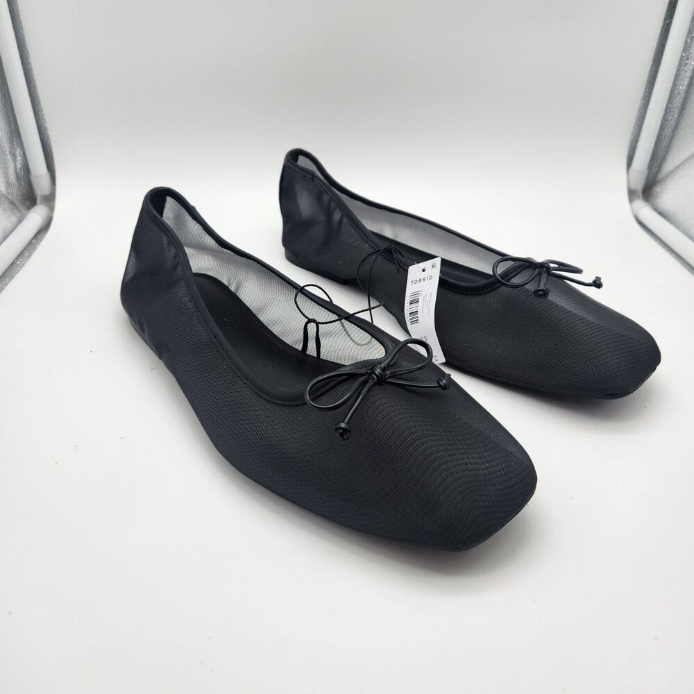torrid Black Bow Ballet Flats